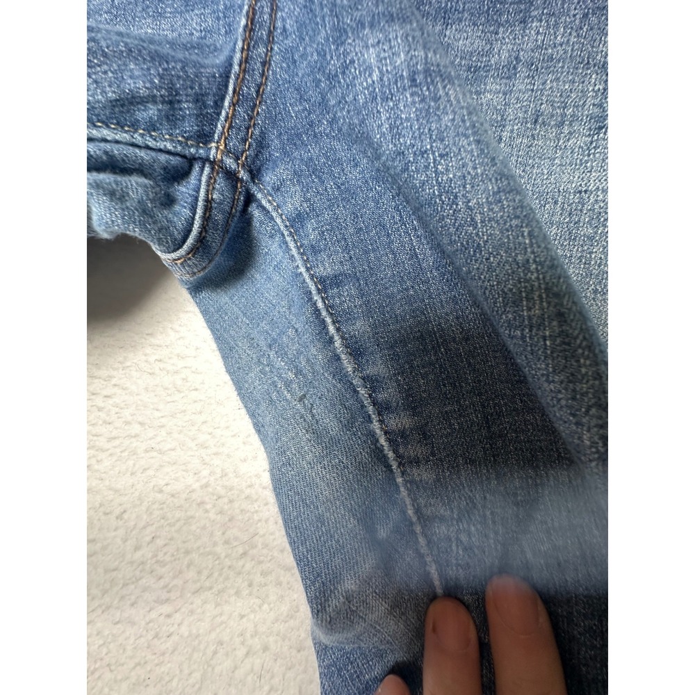 Levis 512 Perfectly Slimming Trouser Jeans Bootcut Flap Pocket Blue Size 16M - Picture 7 of 13